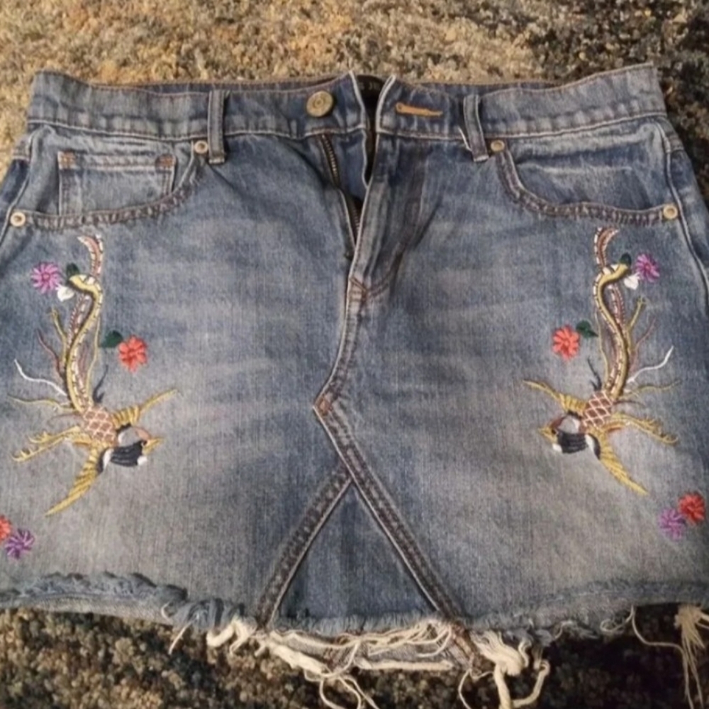 Express size 8 Denim Skirt
